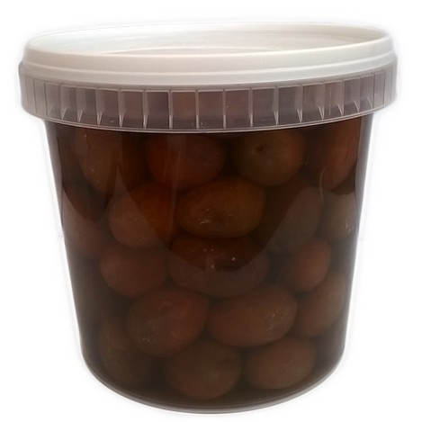 Olive Nere Intere Gioconda in salamoia