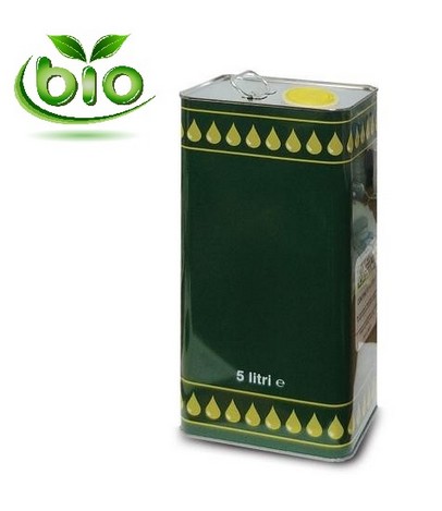 Olio Extra Vergine Biologico Nocellara del Belice Latta da 5L